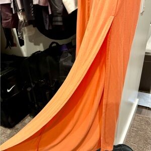 Wide‎ leg Boho coral pants